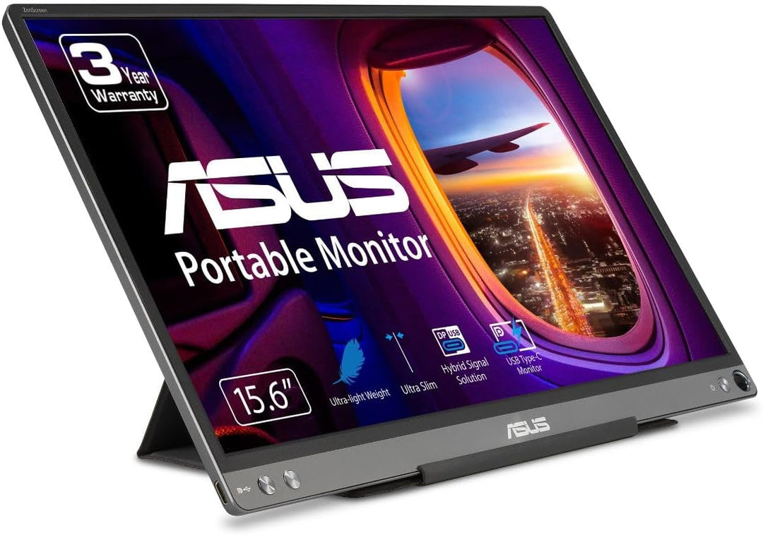 Asus  | ZenScreen 15.6" 1920 x 1080p 60Hz 5ms Portable USB 3.1 Type C Monitor Full | MB16ACE