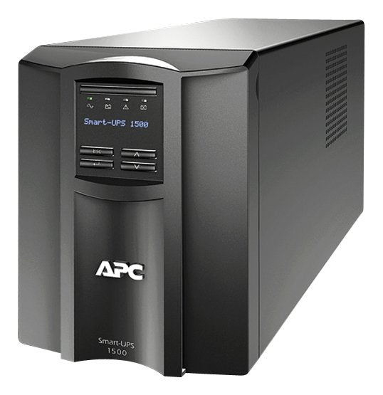 APC | Smart-UPS Battery Backup & Surge Protector w/ SmartConnect 6 Outlets 1000w | SMT1500RM2UC