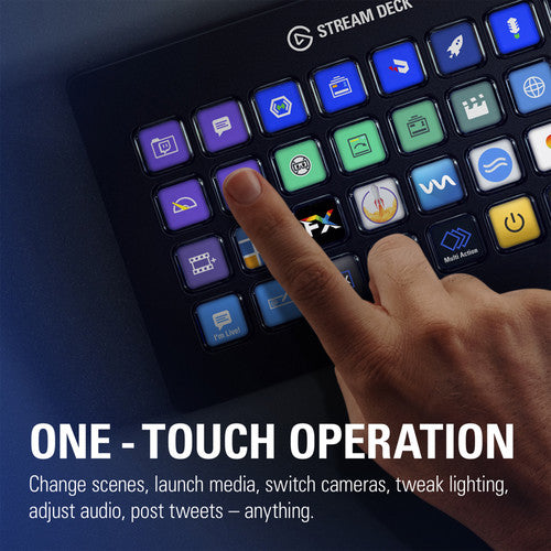 Elgato | Stream Deck XL - Advanced Stream Control With 32 Programmable LCD Keyboard | 10GAT9901