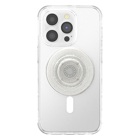 PopSockets | PopGrip For MagSafe - Round - Clear Glitter | 123-0424