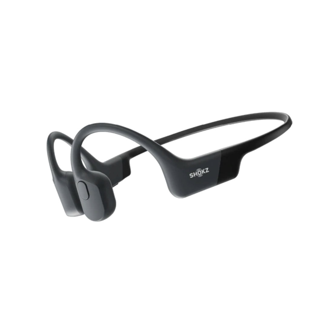Shokz | OpenRun Bone Conduction Open-Ear Bluetooth Headphones - Black | S803-ST-BK-CA-153