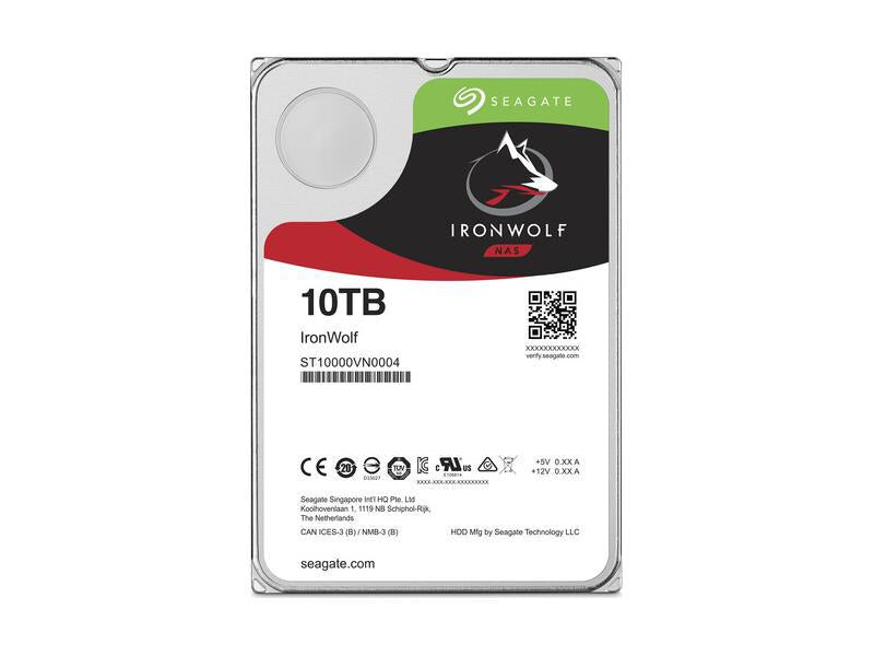 Seagate | 10TB IronWolf 7200 rpm SATA III 3.5" Internal NAS HDD (CMR) | ST10000VN000