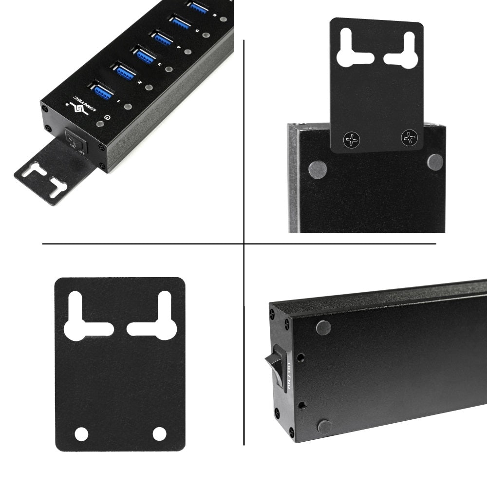 SO Vantec | 10-Port USB 3.0 Aluminum ALL Data/charging Hub | UGT-AH110U3-BK