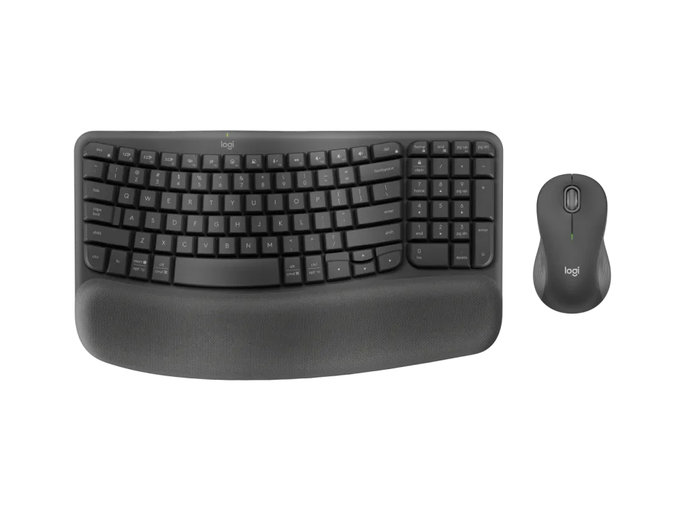 Logitech | Wireless Wave Keyboard and Mouse Combo MK670 - Graphite | 920-012059