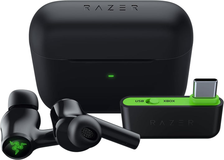 Razer | Hammerhead HyperSpeed In-Ear ANC TW RGB Earbuds - Xbox Licensed - Black | RZ12-03820200-R3U1