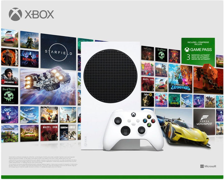 Microsoft | Xbox Series S 512GB Starter Bundle w/ 3 Months Game Pass