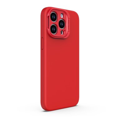 Uunique London | Liquid Silicone MagSafe Stand Case iPhone 15 Pro Max - Red |15-11360