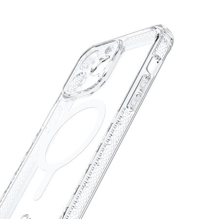 //// Itskins | Supreme_R Clear MagSafe Case iPhone 15 Plus - Transparent White Print | 120-7398