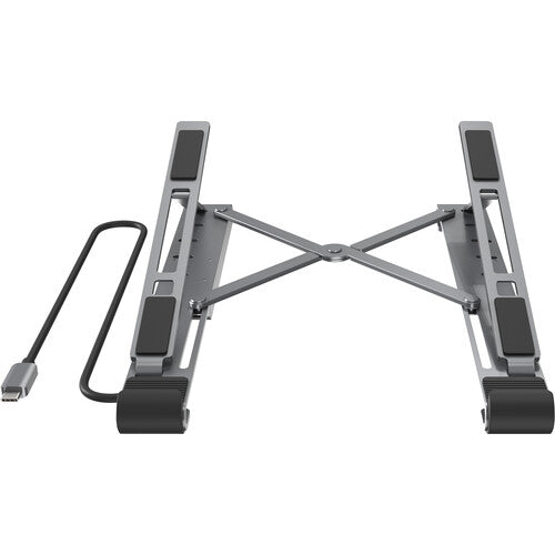 Hyper | Universal USB-C Hub HyperDrive & Laptop Stand 7-In-1 Space Grey | HD71HS