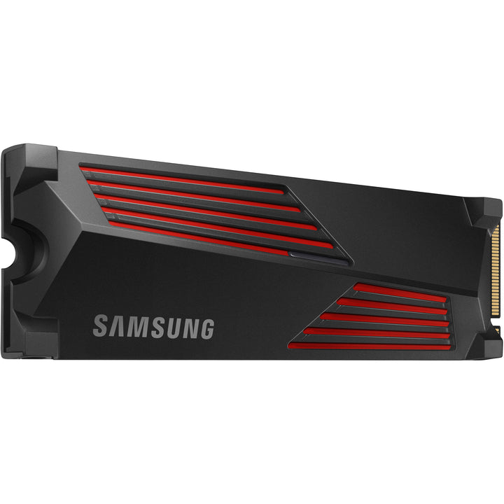 Samsung | 990 PRO 1TB NVMe PCI-e Internal Solid State Drive with Heatsink - Black/Red | MZ-V9P1T0CW