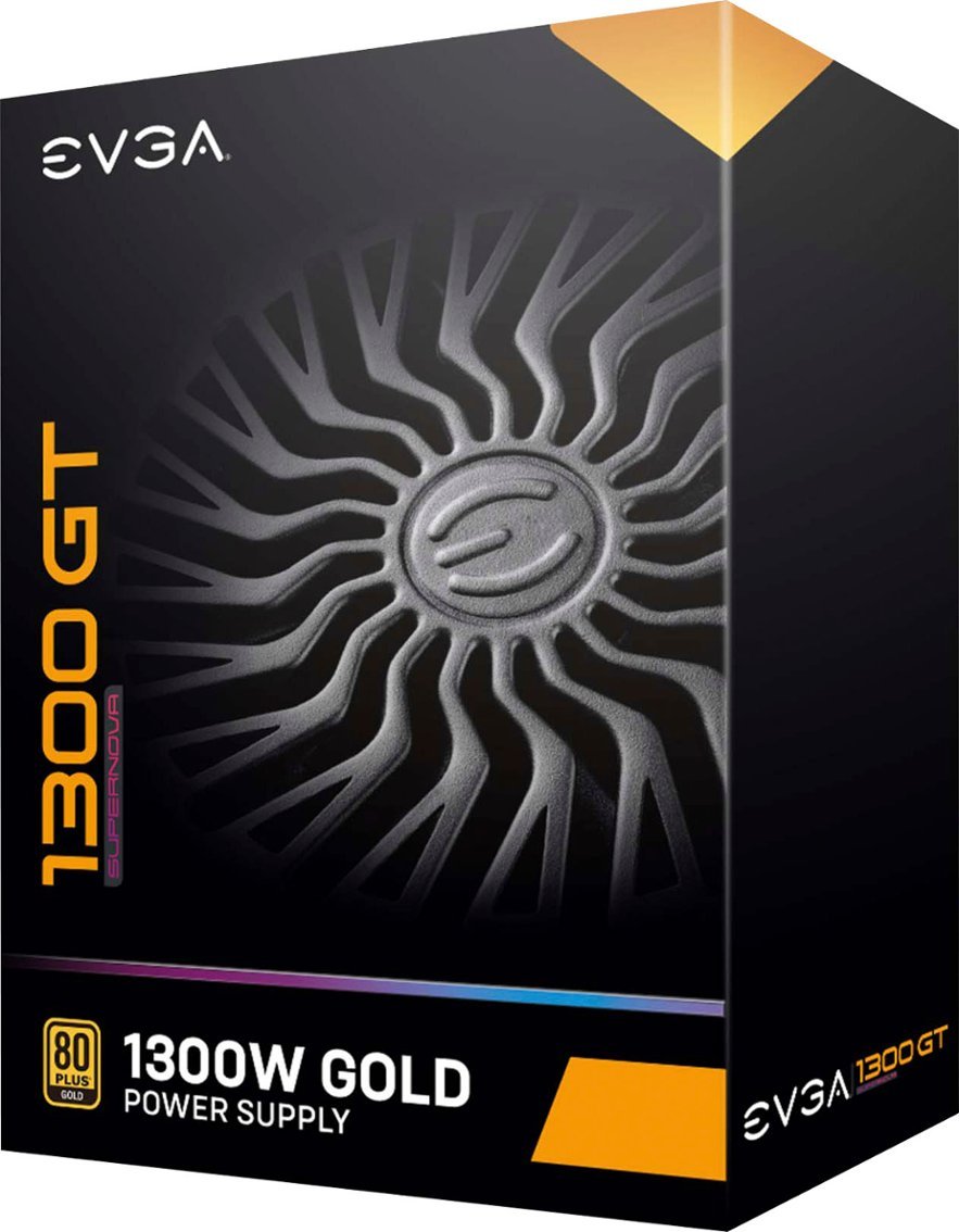 EVGA | PS SuperNOVA 1300 GT 1300W 80+ Gold Fully Modular Retail | 220-GT-1300-X1