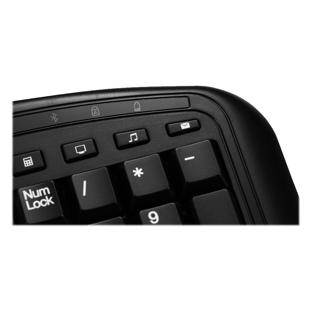 Adesso | Tru-Form Media 1500 - Wireless Ergonomic Keyboard and Mouse Combo | WKB-1500GB