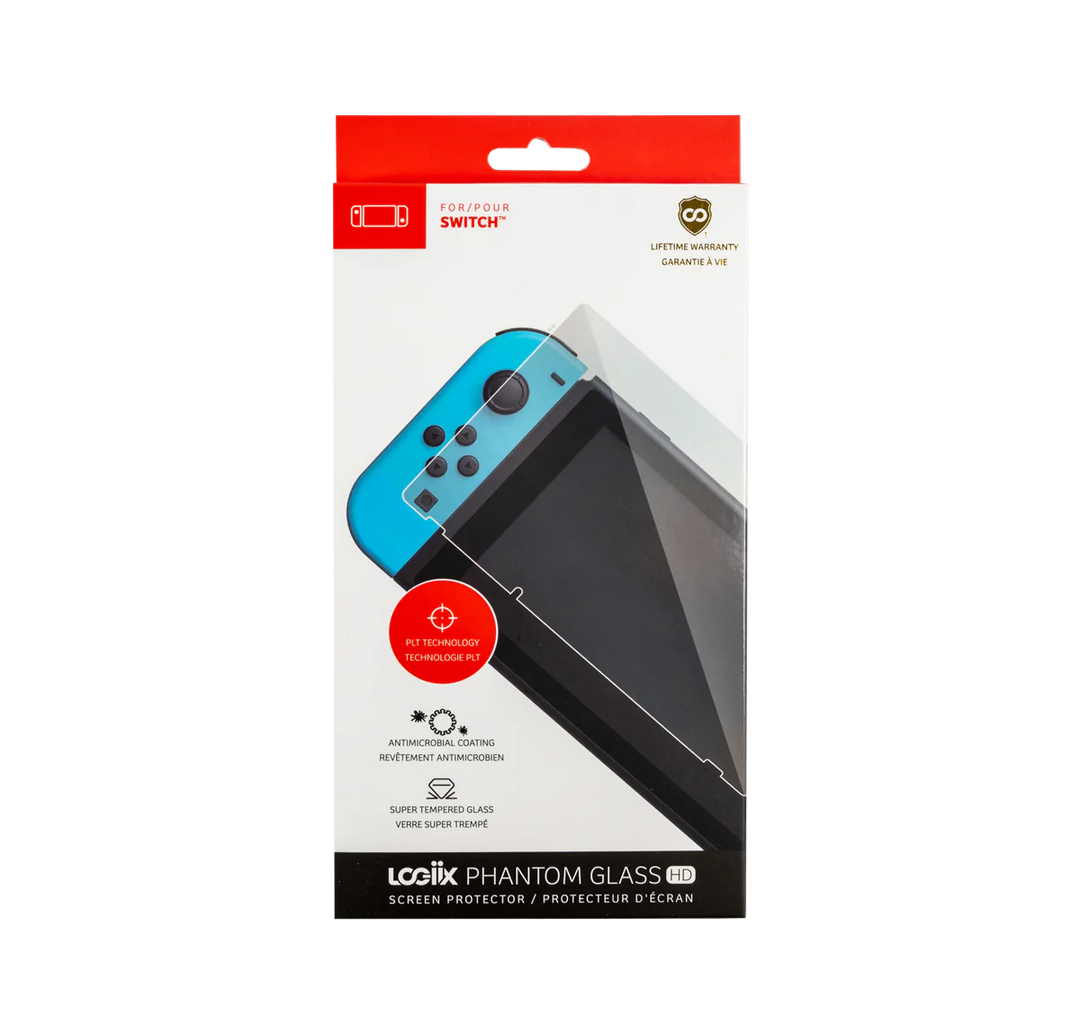 LOGiiX | Phantom Glass for Nintendo Switch - Clear | LGX-13352