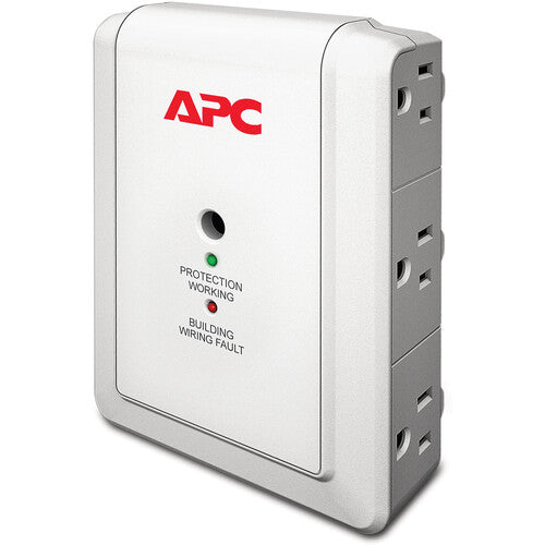 APC | Essential SurgeArrest 6-Outlet Wall-Tap Surge Protector 120V - Beige | P6W