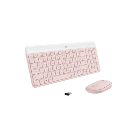 Logitech | MK470 Wireless Full Size Keyboard and Mouse Combo - Rose |  920-011311