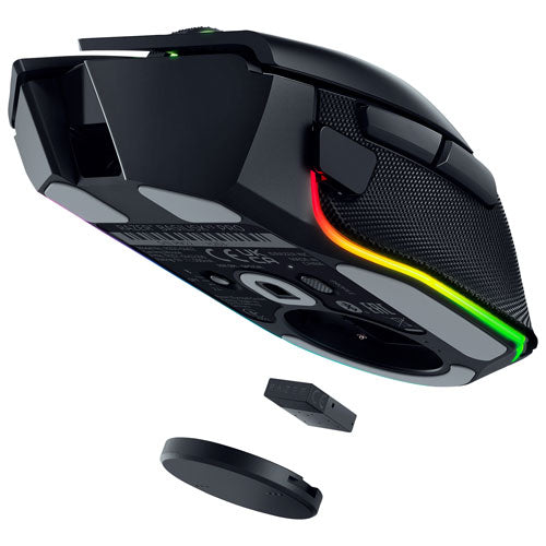 Razer | Basilisk V3 Pro Customizable 30K Optical Wireless Gaming Mouse - Chroma RGB - Black | RZ01-04620100-R3U1