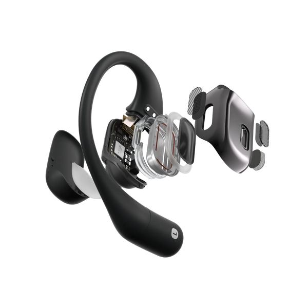 Shokz | OpenFit Open-Ear True Wireless Earbuds - Black | T910-ST-BK-CA-153
