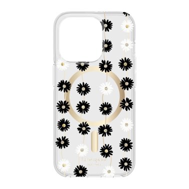 //// Kate Spade NY | Protective Case for MagSafe iPhone 15 Pro Daisy - Chain | KS052498