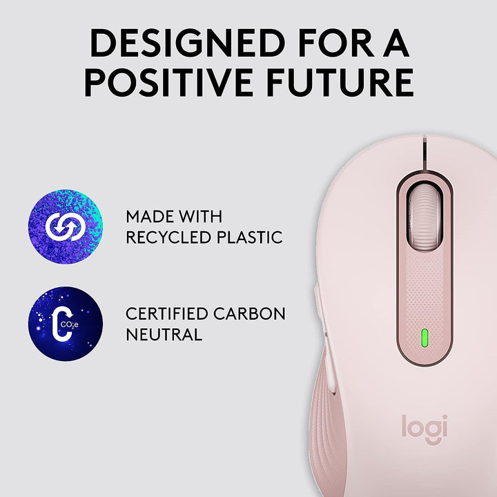 Logitech | M650 Signature Series Mouse - Rose | 910-006251