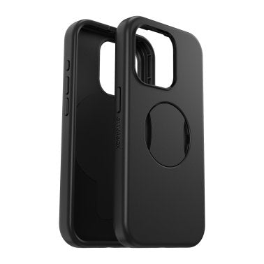 Otterbox  | OtterGrip Symmetry w/ MagSafe Series Case for iPhone 15 Pro - Black | 15-11539