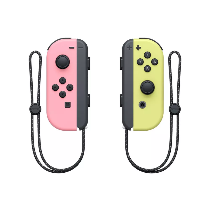 Nintendo | Switch Left and Right Joy-Con Controllers - Pastel Pink/Pastel Yellow |