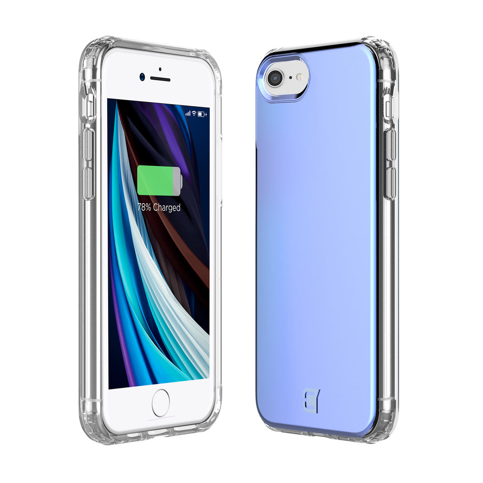 Caseco | Clear Tough Case iPhone SE / SE2 / 8 / 7 / 6 - Flare Swirled Iridescent | C2808-45