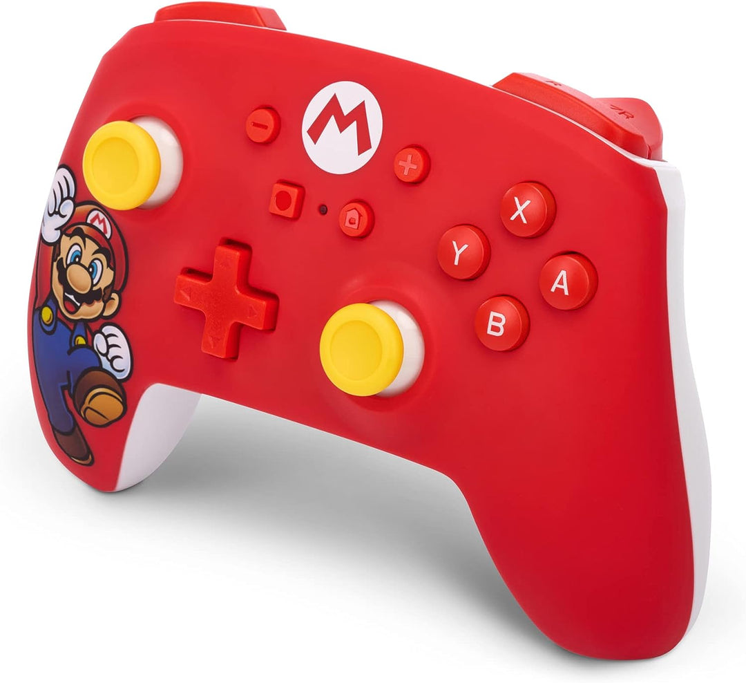 PowerA | Wireless Controller for Nintendo Switch - Mario Joy Red | NSGP0012-01