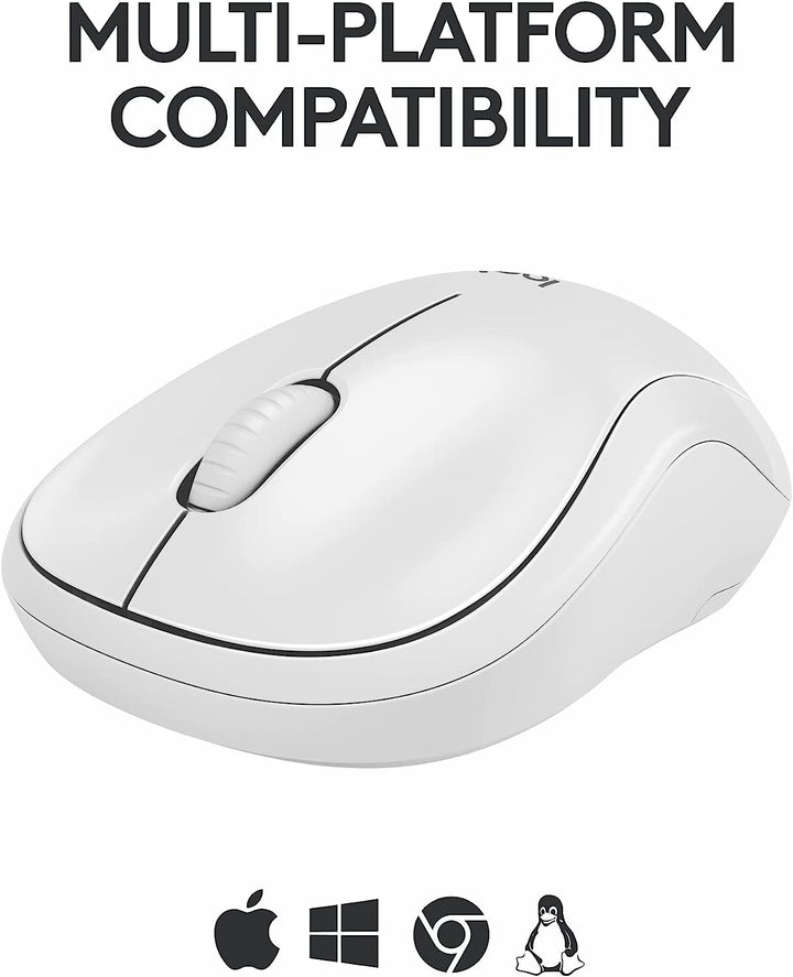 Logitech | M240 Silent Wireless Bluetooth Mouse - Off-White | 910-007116