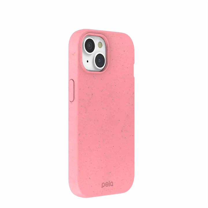 Pela | iPhone 15 Solid Case - Bubblegum Pink | 16996-IP15-BUBPINK