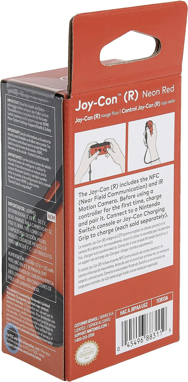 Nintendo | Switch Right Joy-Con Controller - Neon Red | HACAJRPAA