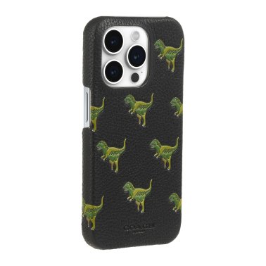 Coach | Leather Slim Wrap Case iPhone 15 Pro - Repeat Rexy | 15-12449