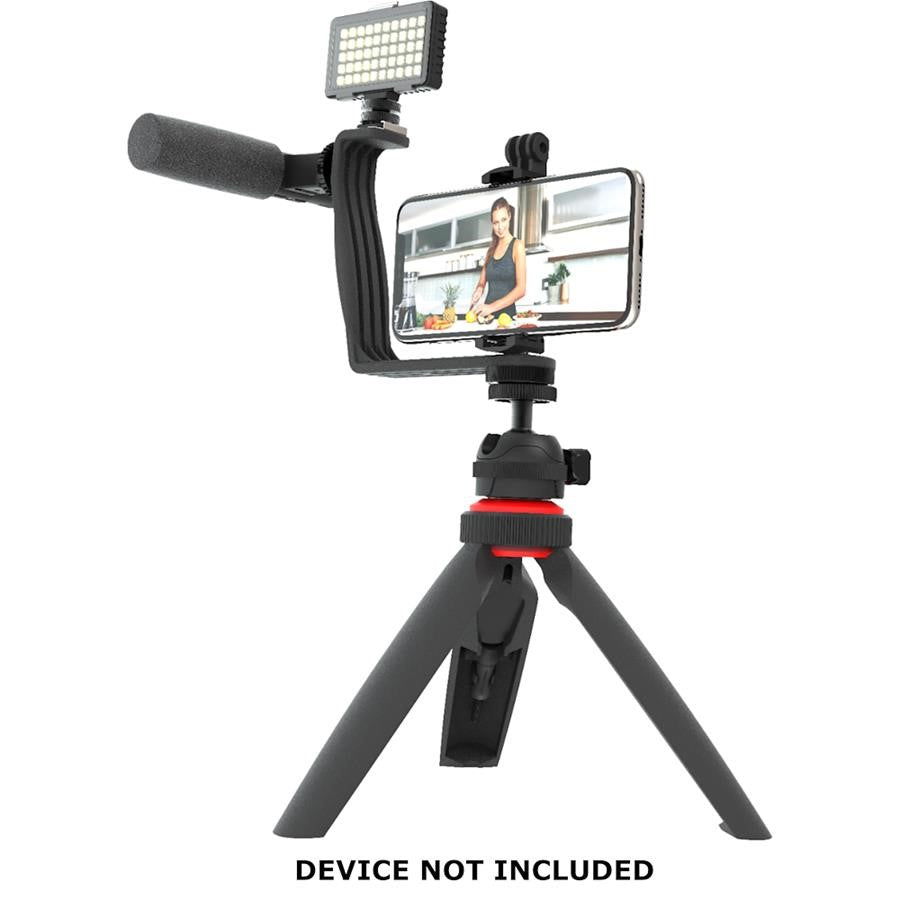 DigiPower | Vlogging Kit - Phone Stabilizer with Microphone | RFVLG7