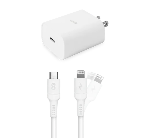 LOGiiX | Essential Charging Kit 20W - White | LGX-13535