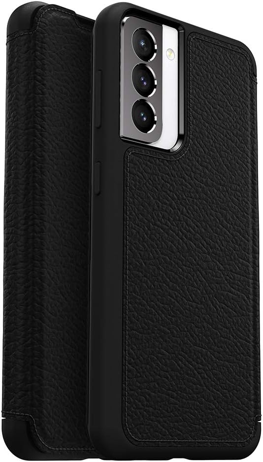 //// Otterbox | Samsung Galaxy S21 - Strada Folio Leather Case - Black | 120-3798