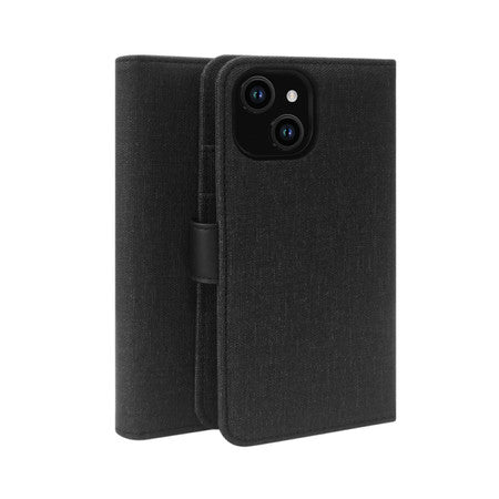 Blu Element | Folio 2 in 1 Wallet Case w/MagSafe iPhone 16e/15/14/13 - Black | 120-7225