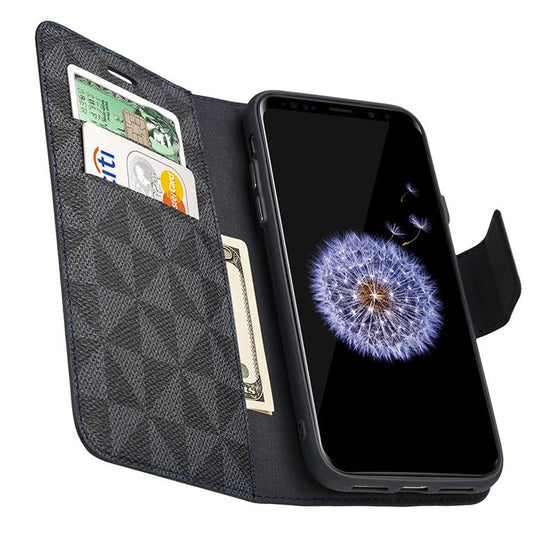 Caseco | Park Ave Detachable RFID Protection Folio Case - Galaxy S9+ | CC-PA-S9P-BL
