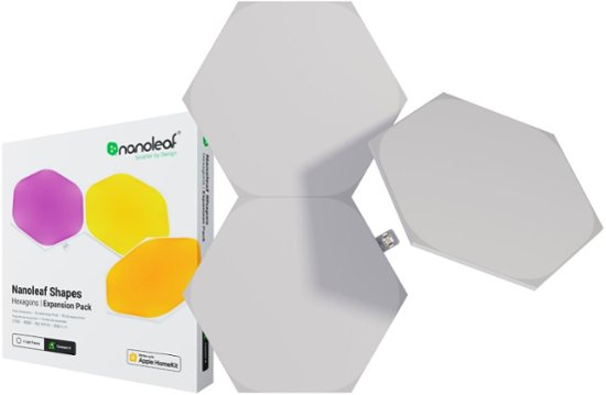 Nanoleaf | Shapes - Hexagons - Expansion Pack - 3 Panels | NL42-0001HX-3PK