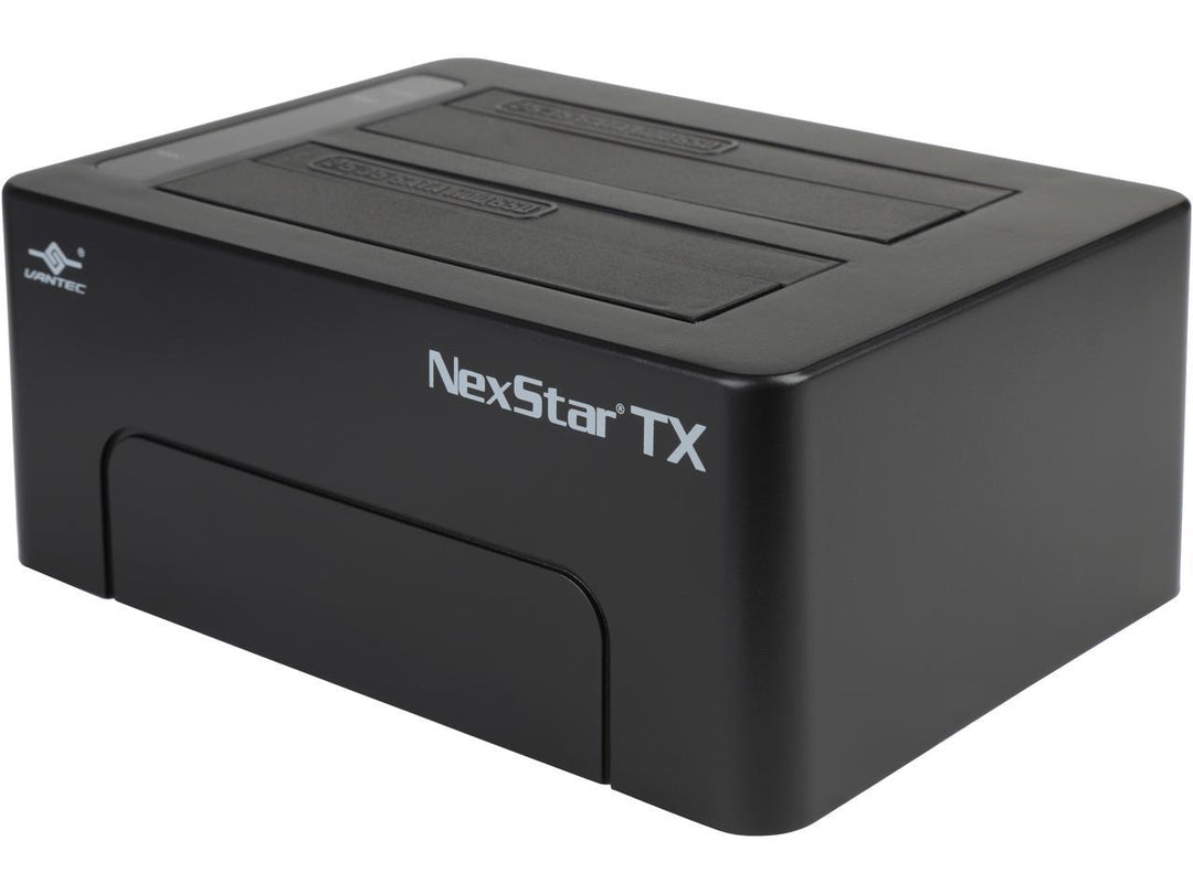 Vantec |  NexStar TX Dual Bay 2.5 inch/3.5 inch USB3.0 Hard Drive Dock | NST-D428S3-BK
