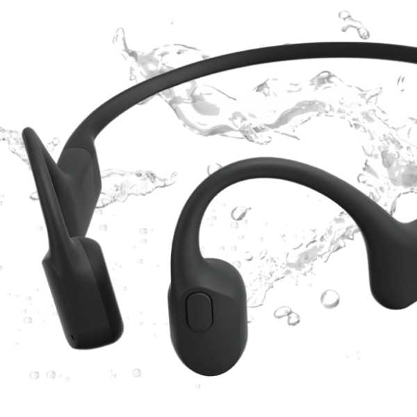 Shokz | OpenRun Bone Conduction Open-Ear Bluetooth Headphones - Black | S803-ST-BK-CA-153