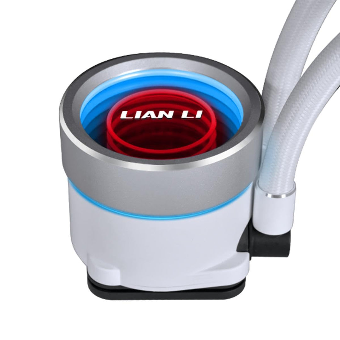 Lian-Li | Galahad II Trinity 240mm AIO Liquid CPU Cooler, 2 Fans - White | GA2T24W
