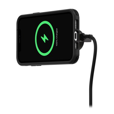 Otterbox | 15W Wireless Charger Car Vent Mount for MagSafe V2 - Black (Radiant Night) | 15-11007