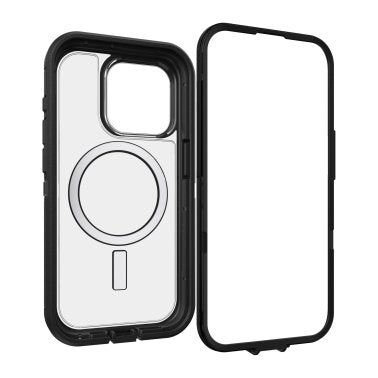 Otterbox | Defender XT w/ MagSafe Clear Series Case iPhone 15 Pro - Clear/Black (Dark Side)