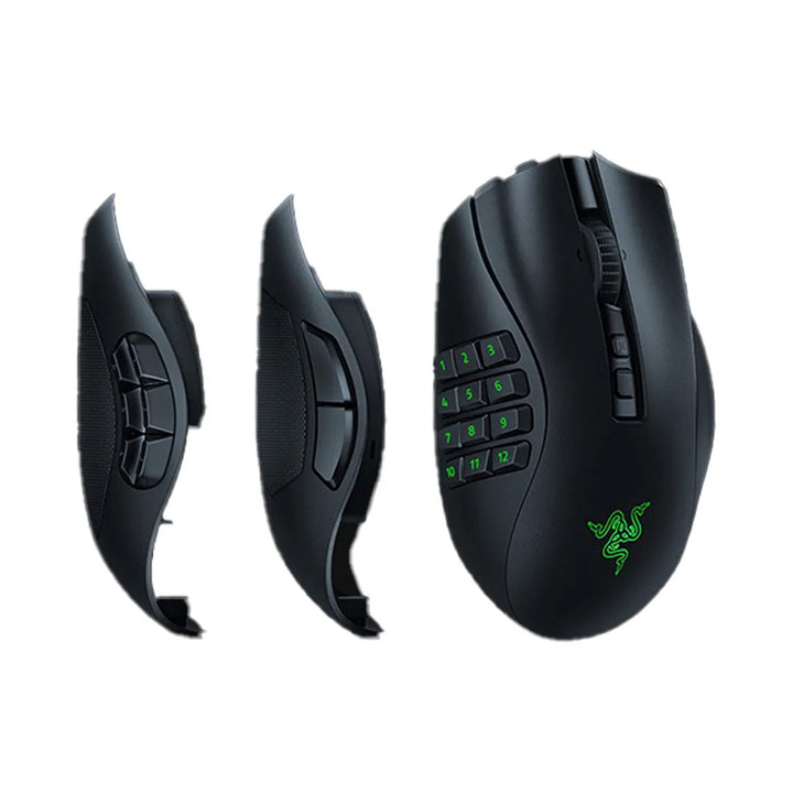 Razer | Naga V2 Pro Rechargable Wireless MMO Gaming Mouse - Black | RZ01-04400100-R