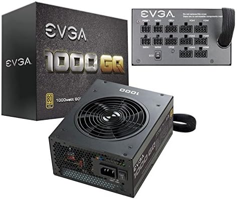 EVGA | Power Supply 1000W GQ Gold 100-240 VAC +12 1000W | 210-GQ-1000-V1