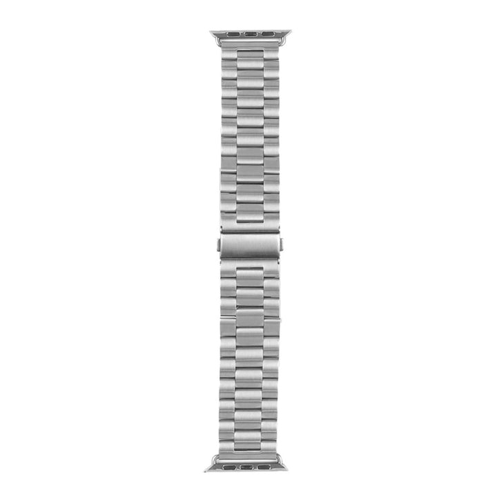 StrapsCo | Apple Watch 38/40mm - Solid Stainless Steel - Silver - Small | A.M3.SS.40