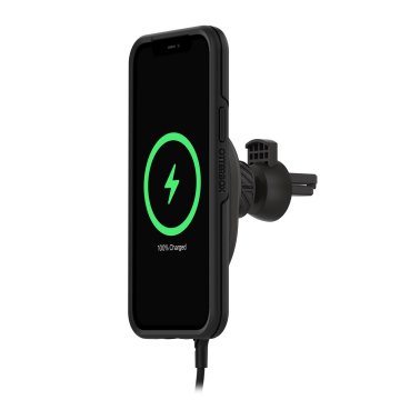 Otterbox | 15W Wireless Charger Car Vent Mount for MagSafe V2 - Black (Radiant Night) | 15-11007
