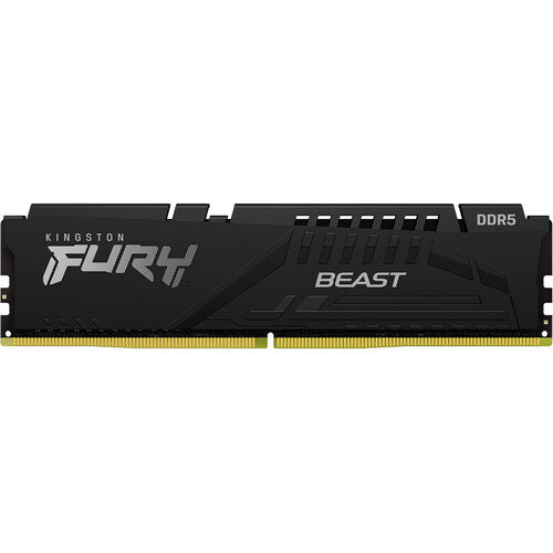 Kingston | 16GB 5200MHz DDR5 CL40 UDIMM FURY Beast - Black | KF552C40BB-16