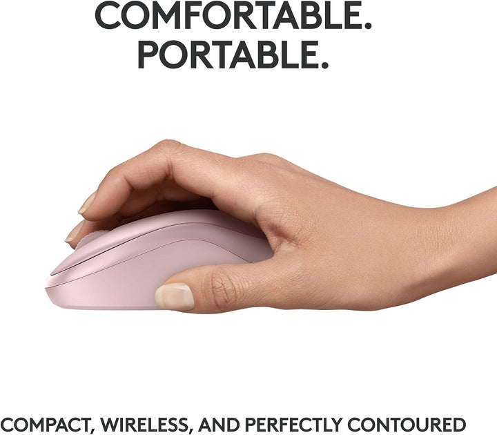 Logitech | M240 Silent Wireless Bluetooth Mouse - Rose | 910-007117