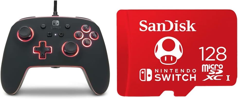 PowerA | Spectra RGB Enhanced Wired Controller for Nintendo Switch - Black |  1510925-01
