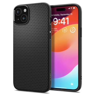 Spigen | AirGrip for iPhone 15 Plus/14 Plus - Matte Black | SGPACS06673